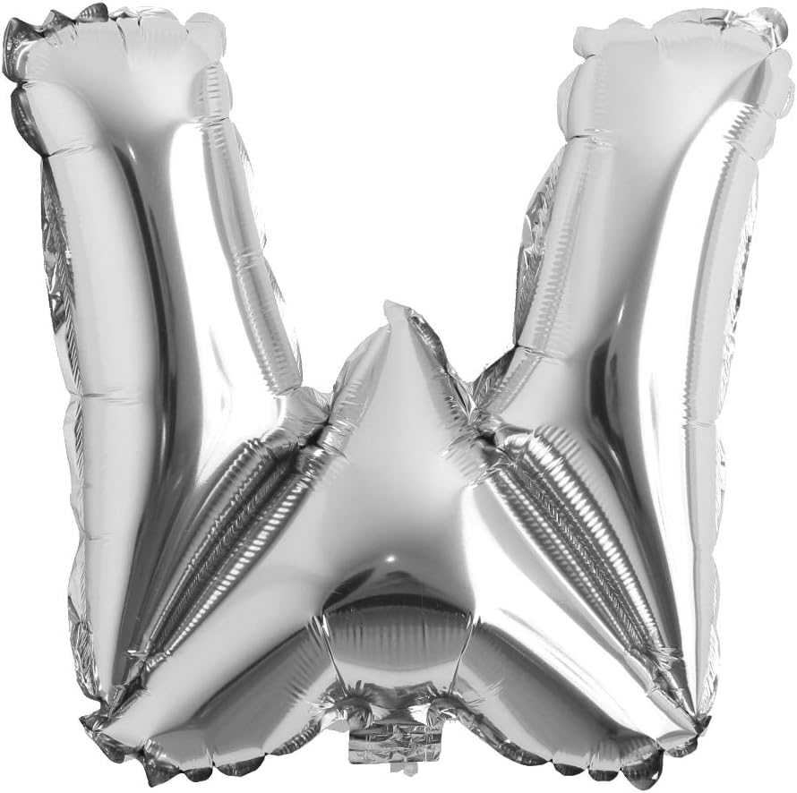 16" inch Single Silver Alphabet Letter number Balloons Aluminum Hanging Foil Film Balloon Wedding Birthday party decoration banner Air Mylar Balloons (16 inch Silver 0)