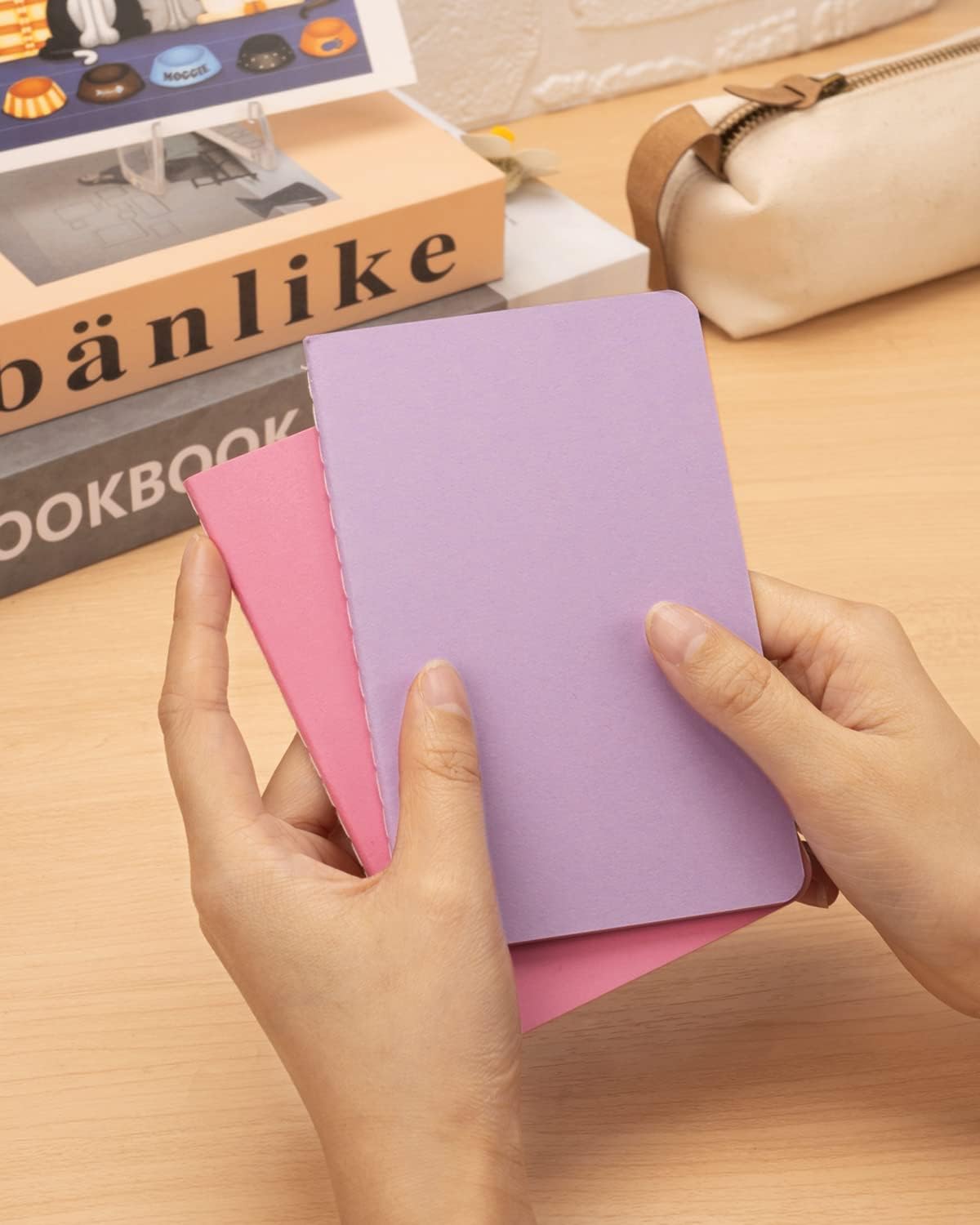 Lzerking Small Notebooks Bulk 3.5 x 5.5 Inches 36 Pack Mini Pocket Journal Notepads-Purple Cover for Kids, 30 Sheets/60 Pages, Available as Party Favors or Holiday Gifts