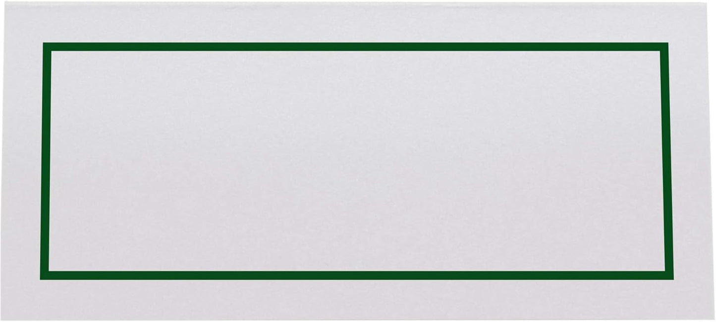 Single Line Border Printable Place Cards, Gold (Choose Color), Set of 60 (10 Sheets), Laser & Inkjet Printers - Wedding, Party, Dinner, and Special Events - Made in the USA