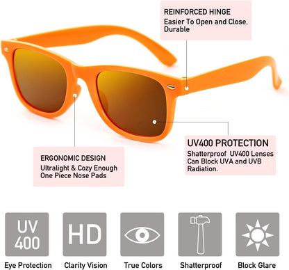 Party Sunglasses Bulk - Adult Retro Plastic Pack of 12 Vintage Sunglasses for Men Women - Party Favors