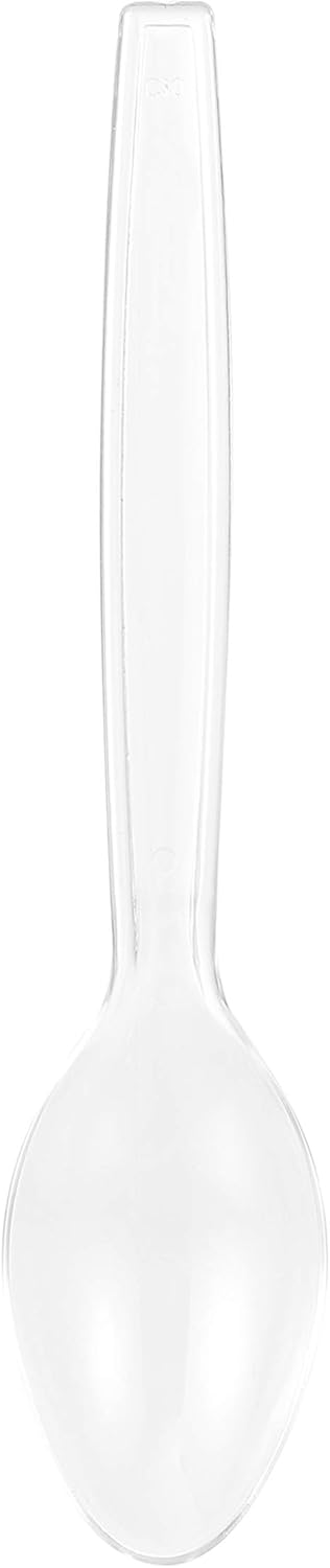 Glad Clear Disposable Cutlery Set with Heavy Duty Plastic Forks, Knives, and Spoons, Reusable Dishwasher Safe Plastic Utensils for Parties and Everyday Use, 240 Count
