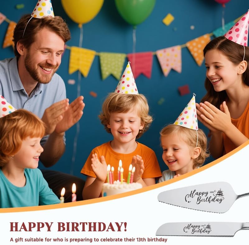 Cake Knife and Server Set for Birthday Party 60 Year Old Birthday Gift for Dad Mom Engraved Knives Servers Grandma Grandpa 60th Bday Gifts for Men Women 60 Yrs Old Bday Presents for Aunt Uncle