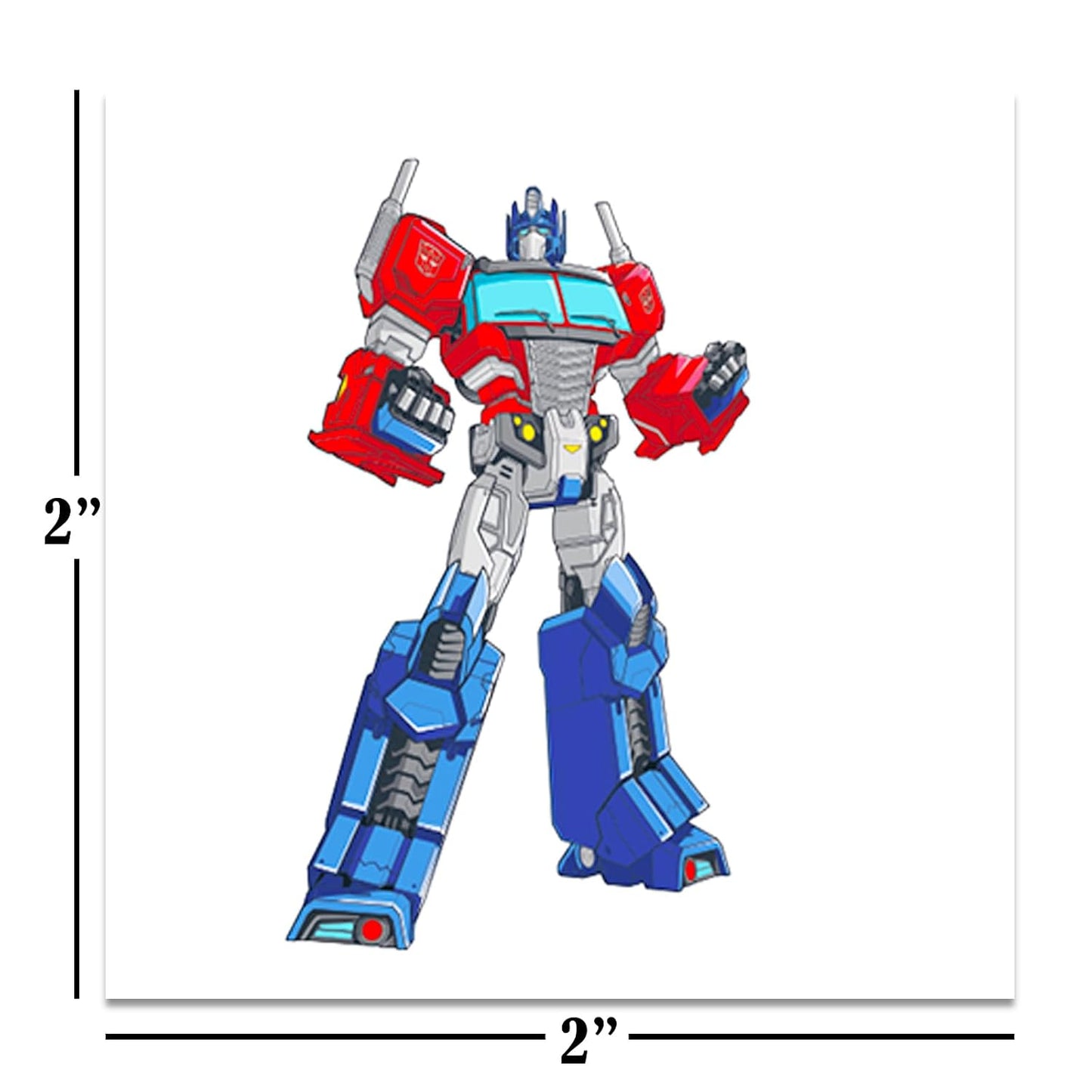 Transformers Temporary Tattoos Party Favors Bundle ~ 70+ Perforated Individual 2" x 2" Transformers Tattoos for Kids Boys Girls (Transformers Party Supplies MADE IN USA)