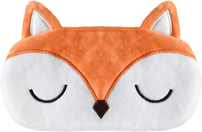 Christmas Reindeer Sleep Mask Cute Antler Eye Masks Sleeping Soft Plush Cartoon Blindfold Funny Animal Eye Cover Xmas Presents for Women Men (Xmas Reindeer,Brown)