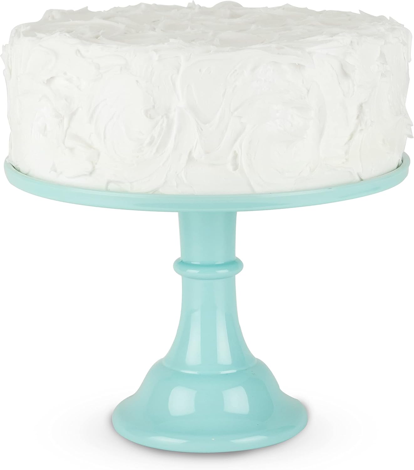 Twine Melamine Cake Stand, Cupcake Display Home Decor Food and Dessert Serving Accessory, 11.5 x 8 Inches, White, Set of 1