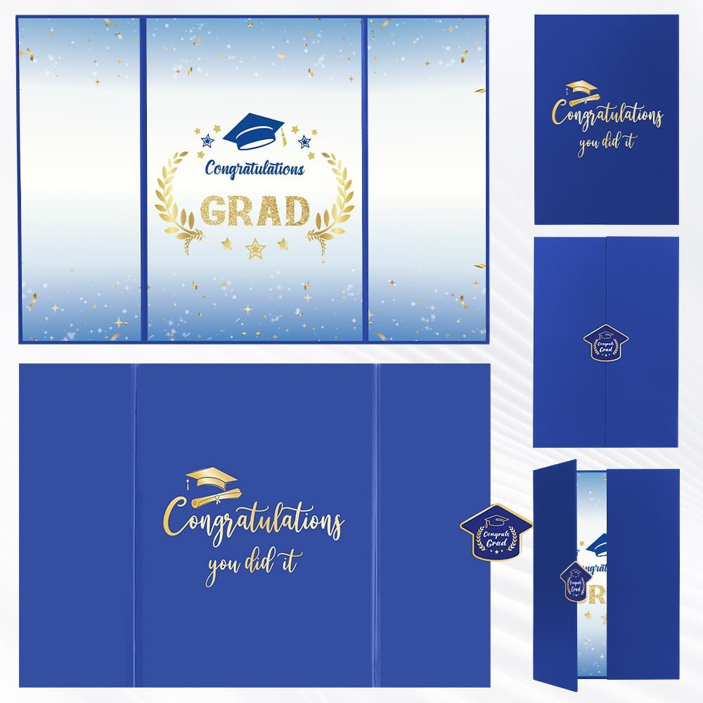 Graduation Decorations 2026, Black Gold Graduation Guest Book, Class of 2026 Grad Guestbook for Graduates Signature Congrats Grad Graduation Party Decorations Favors Supplies Gifts Idea Table Decor