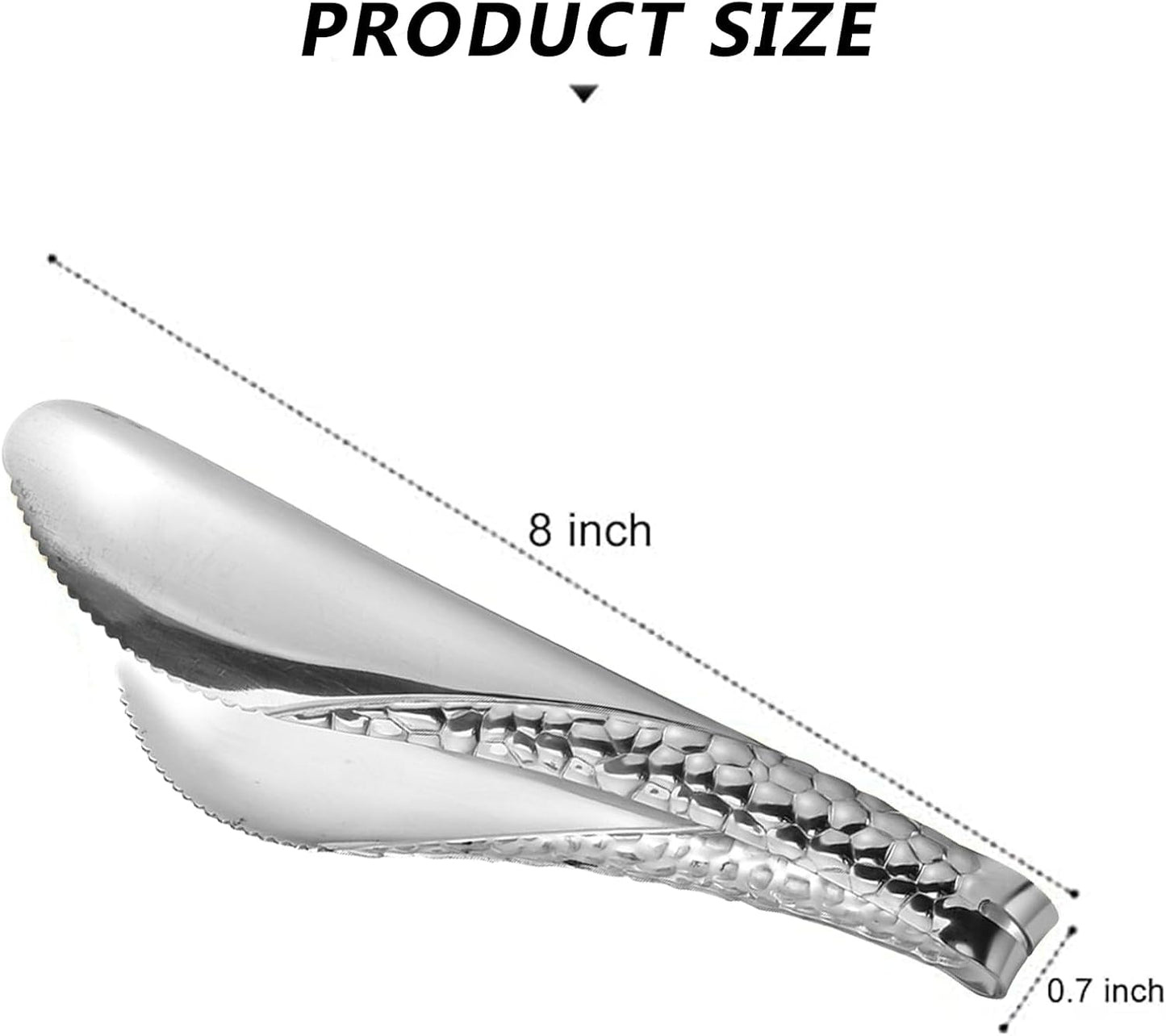 2 Pack 8 Inch Gold Salad Tongs Serving Tongs 8 Inch Stainless Steel Cooking Utensils Non-slip & Easy Grip Metal Tongs Small Tongs for Serving Appetizers Buffet Dessert Table