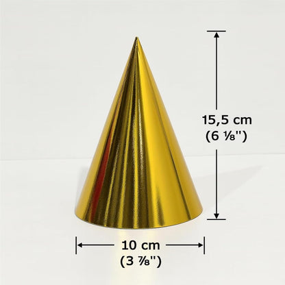 Pre-Assembled Pastel Party Hats for Kids, Birthday Party Hats for Adults