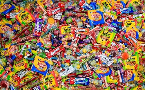 Bulk Candy Variety Pack - 2 lb Candy - CandyBulk Individually Wrapped Candies - Candies - Pinata Filler Stuffers - PinataCandy Stuffers - CandyParty Favors - Father's Day