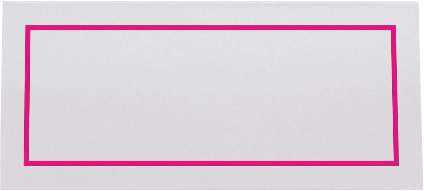Single Line Border Printable Place Cards, Gold (Choose Color), Set of 60 (10 Sheets), Laser & Inkjet Printers - Wedding, Party, Dinner, and Special Events - Made in the USA