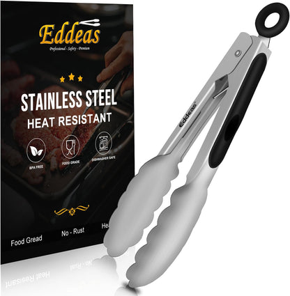 EDDEAS 12 PCS Small Serving Tongs, 4.3" Mini Gold Tongs, Gold Kitchen Tongs for Serving Food, Coffee Bar, Tea Party, Desserts Party and Ice Bucket