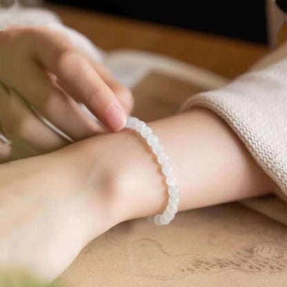 Long tiantian Moonstone Bracelet Glow in the Dark Bracelets Moonstone Jewelry for Women Crystal Bracelet Glow in the Dark Jewelry for Women Trendy Gifts for Christmas