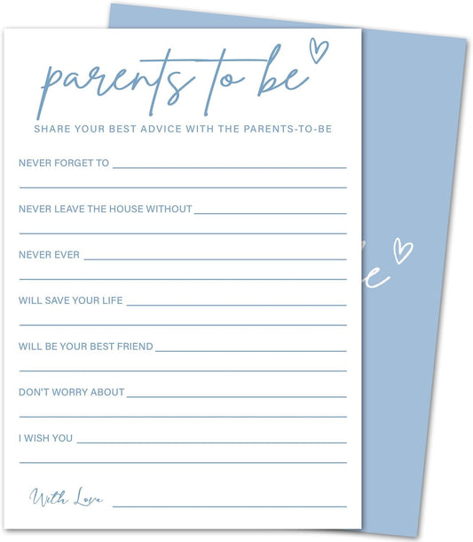 Baby Shower Games - Bingo, Gender Reveal Games, Baby Shower Activities, 30 Cards -BBG09