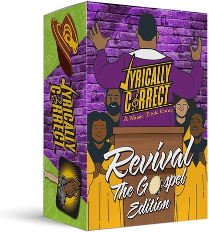 Lyrically Correct '90s & 2000s Music Trivia Card Game - Hip Hop and R&B Edition - Finish the Lyrics Challenge, Fun for Adults, Party or Family Night