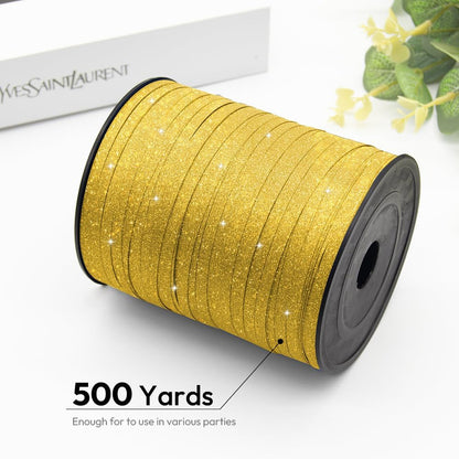 KMER LIFE Premium Red Curling Ribbon, 1/5" Wide x 500 Yards Christmas Curling Ribbons for Gift Wrapping, Party Decoration, Balloon String, Ribbons for Florist Flower (1 Roll)