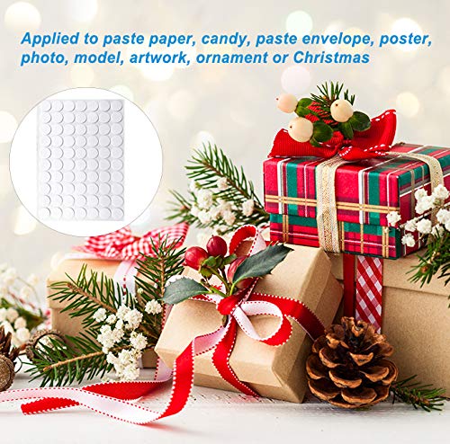 Clear Sticky Tack Adhesive Poster Tacky Putty Removable Round Putty Double-Sided Round No Traces Adhesive Sticke for Festival Decoration (350)
