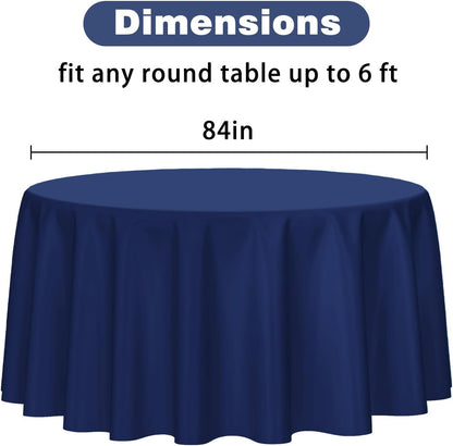Kopokita 2PCS Black Plastic Tablecloths 54 x 108 Inch, Disposable Table Cloths Rectangle Party Table Covers