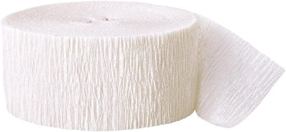 Unique Industries Crepe Paper Streamer, 81ft, Pastel Pink