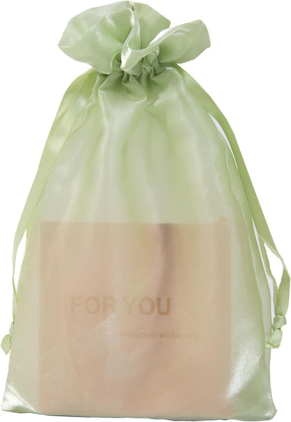 QIANF 20 Pcs Peacock Blue Small Organza Bags 3X4 inch for Wedding Favors with Drawstring, Mini Mesh Gift Bags Jewelry Pouch for Candy Bridal Shower Party Favor Baby Shower Christmas