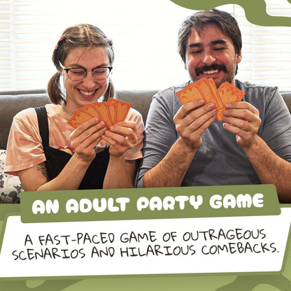 Go F Yourself! – The Grown Up Go Fish Card Game You've Always Wanted | Hilarious Party Game for Grown Ups, 2+ Players | 52 Cards, 13 Unique Pairs Edition