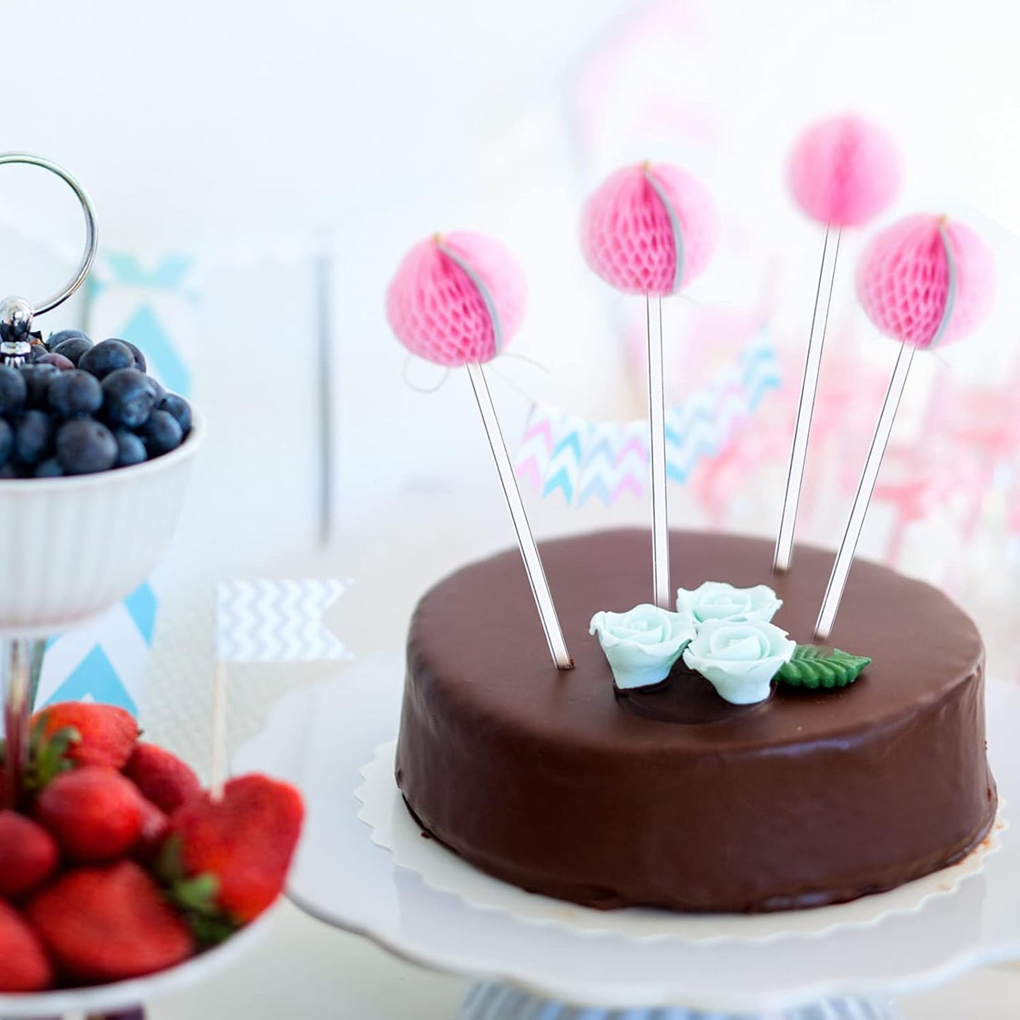 50 Pieces Acrylic Lollipop Sticks, Clear Cake Pops for Candy Dessert Chocolate Handmade DIY, 4 Inch(3mm Diameter)