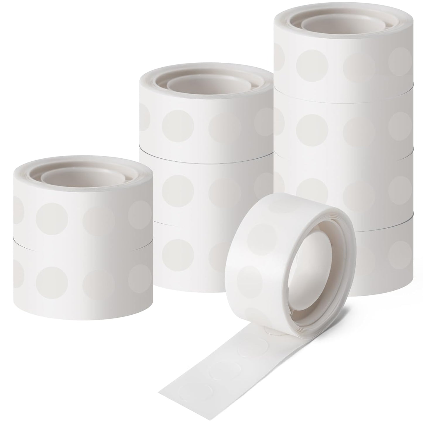 Hoewina 1000pcs Clear Glue Point Dots Glue Tape for Balloon Removable Adhesive Double Sided Dots Stickers for Craft Decoration Wedding