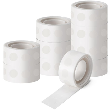 Hoewina 1000pcs Clear Glue Point Dots Glue Tape for Balloon Removable Adhesive Double Sided Dots Stickers for Craft Decoration Wedding