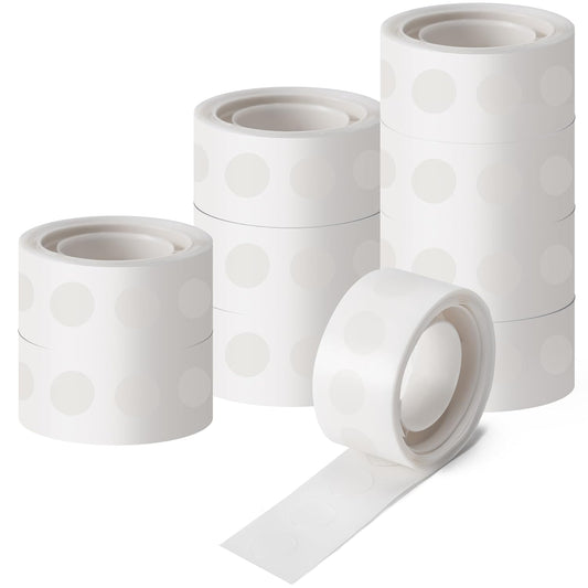 Hoewina 1000pcs Clear Glue Point Dots Glue Tape for Balloon Removable Adhesive Double Sided Dots Stickers for Craft Decoration Wedding