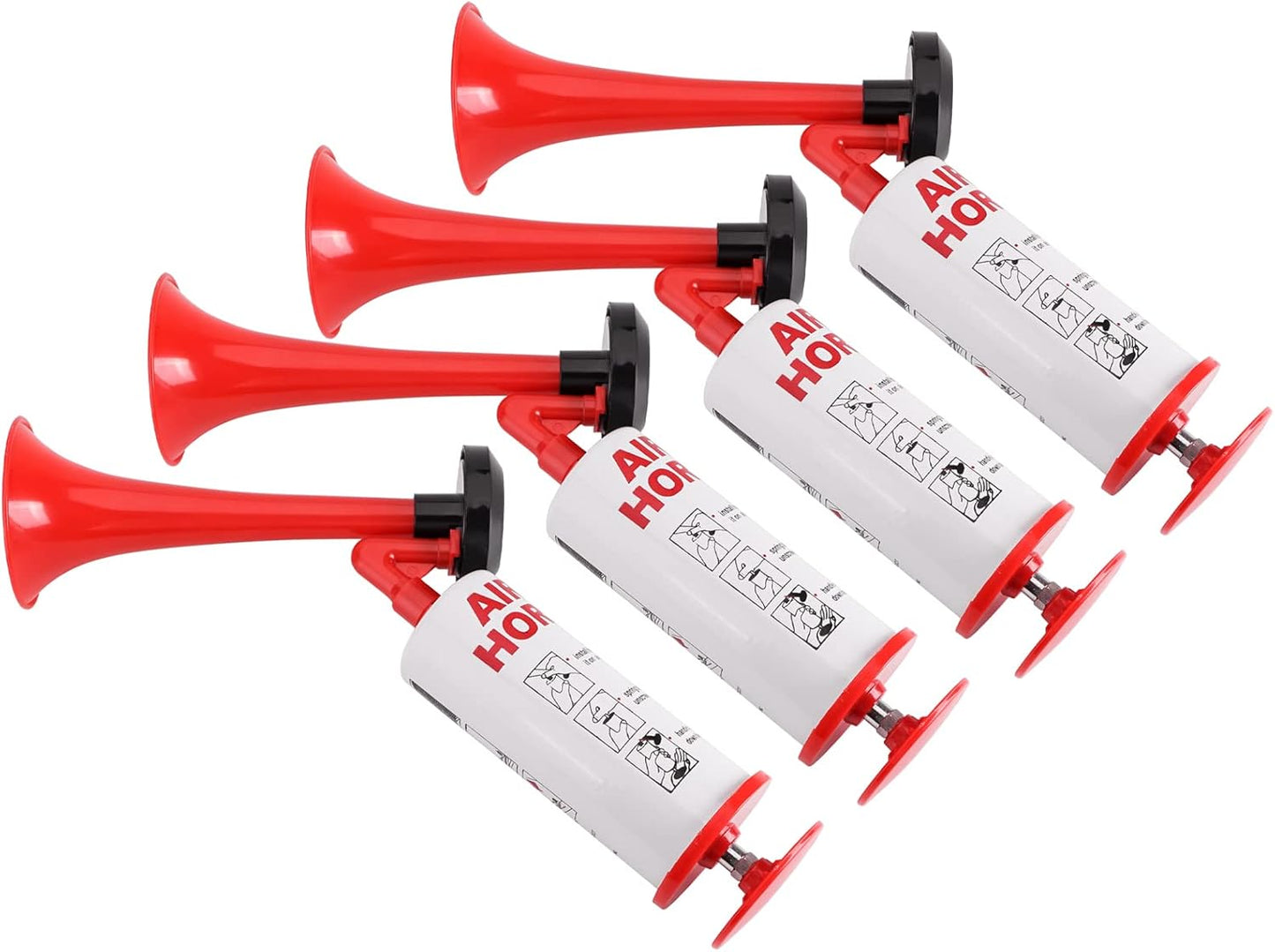 Air Horn for Boat Graduation Party Sports Events Beer Horns Dog Air Horn Self Defense Portable Air Pump Horn(ABS large handheld horn)