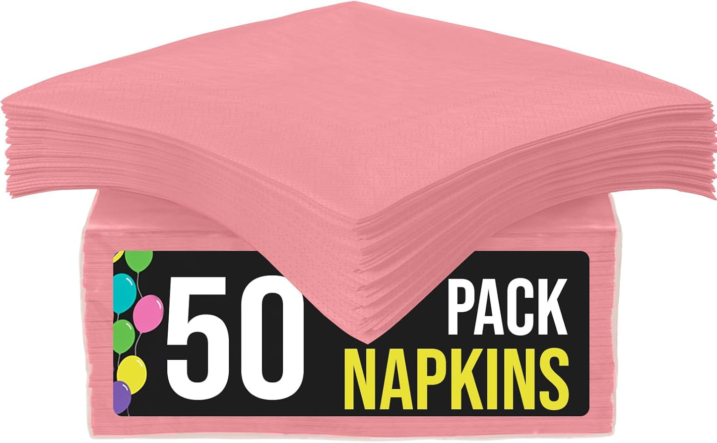 Party Solids Purple Paper Napkins Disposable Everyday 50 Pcs 2 Ply Purple Dinner Napkins Paper Everyday For Parties & Party Supplies
