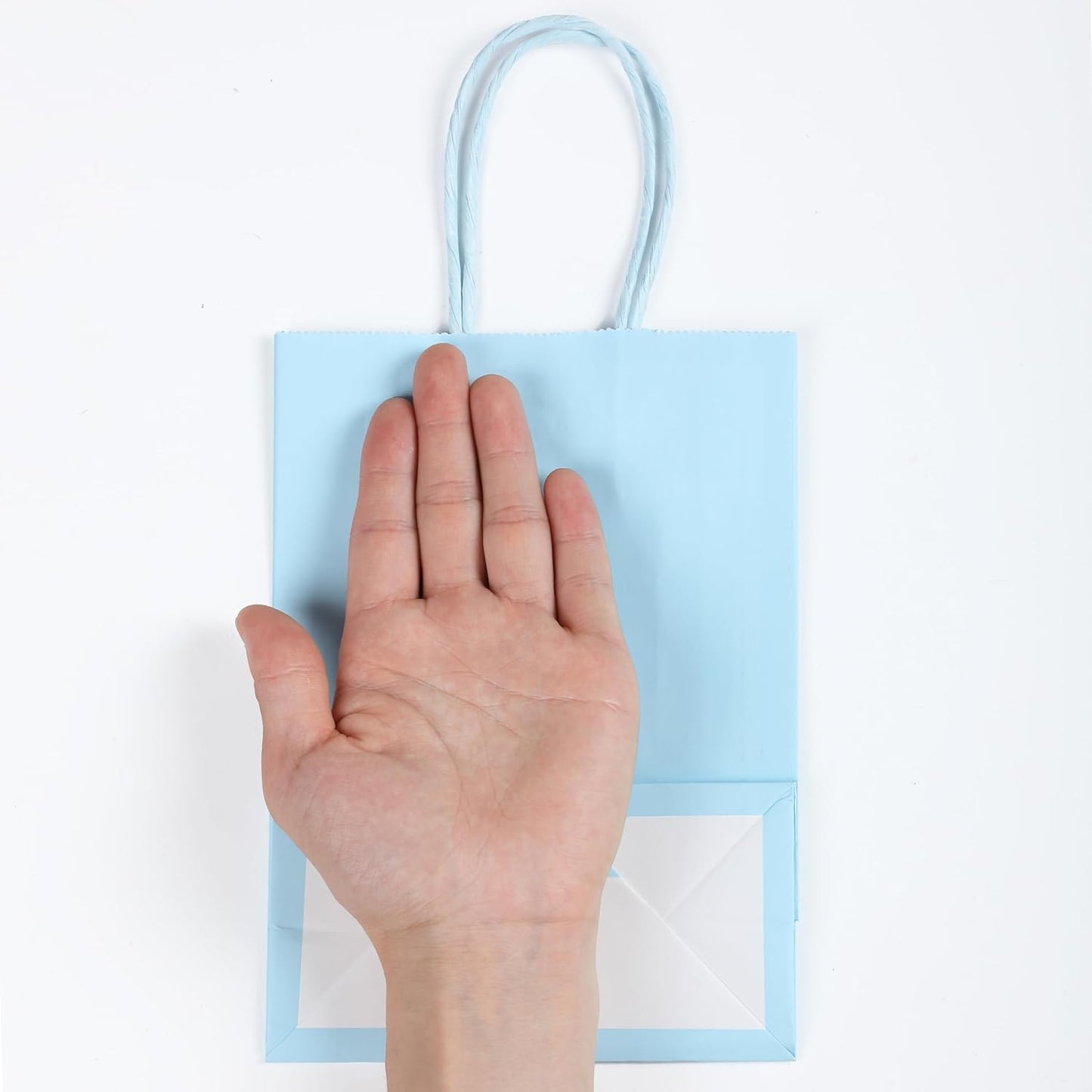 Mr. Pen- Paper Gift Bags with Handles, 32 Pack, 8.3" x 5.9" x 3.1", Pastel Paper Bags with Handles Bulk, Ideal for Gifts, Weddings, Baby Showers, Birthdays, Shopping, Retail Merchandise, Party Favor