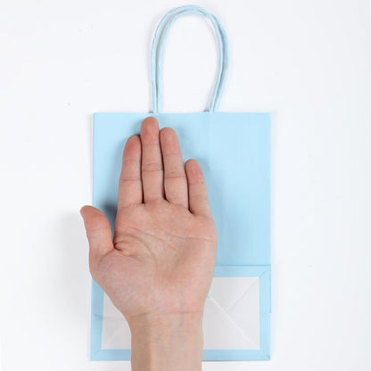 Mr. Pen- Paper Gift Bags with Handles, 32 Pack, 8.3" x 5.9" x 3.1", Pastel Paper Bags with Handles Bulk, Ideal for Gifts, Weddings, Baby Showers, Birthdays, Shopping, Retail Merchandise, Party Favor