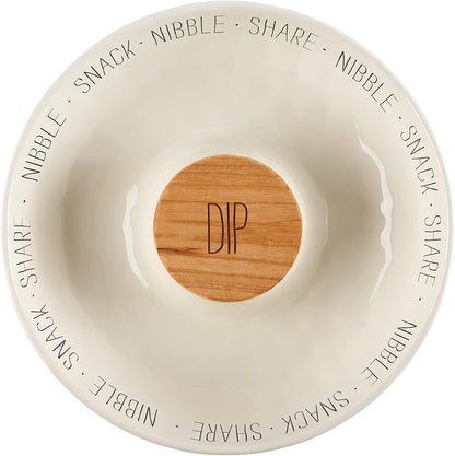 Mud Pie Circa Chip N Dip Set (Bistro Chip n' Dip Server)