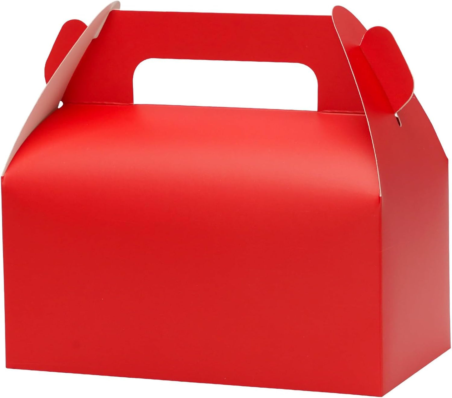 UnicoPak 30 Pack Party Favor Boxes Treat Boxes, White Gable Gift Boxes for Party Favors Goodies Cookies Treats Candies Meals Lunch, 6.5x3.5x3.5 Inches