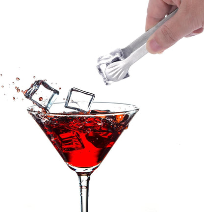 Serving Tong Kitchen Tongs,Buffet Tongs, Stainless Steel Food Tong Serving Tong,small tongs 6 Pack (7 Inch)