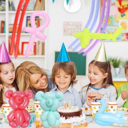 260 Balloons Clear 100 Pcs Long Balloons For Tying Balloon Arch Back To School Animal Balloon Clear 260 Globos Largos Para Hacer Figuras Birthday Valentines Party Decor