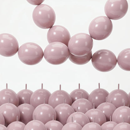 Gold Quick Link Balloons, 60PCS Linking for Balloon Wall Arch Chains, 6inch Linkable for Wedding Birthday Baby Shower Engagement Graduation Party Decorations