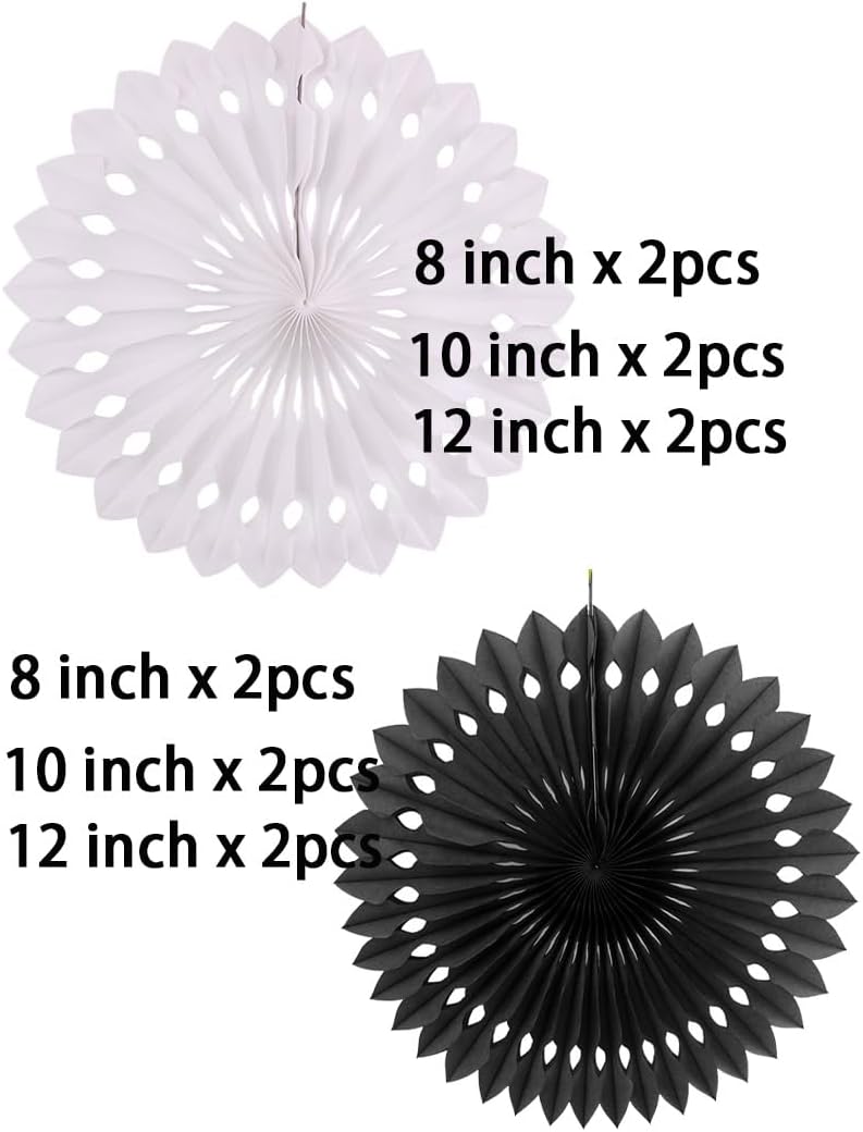 12PCS Colourful Paper Fans Party Decorations,Rainbow Hanging Ceiling Honeycomb Round Tissue Paper Fans for Mexican Engagement Fiesta Cinco De Mayo Party Decorations