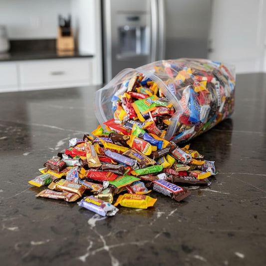 Assorted Chocolate and Candy Variety Pack Bulk - 2lb Bulk Candy Individually Wrapped - Assorted Candy for Pinata Stuffers, Party Favors, Goodie Bags and Office Snacks - 2 Pound Bag of Candy