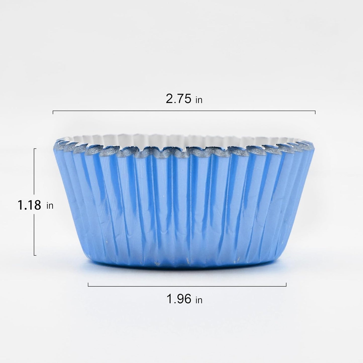 200 Pcs Gold Foil Cupcake Liners Standard Baking Cups Muffin Paper Cases