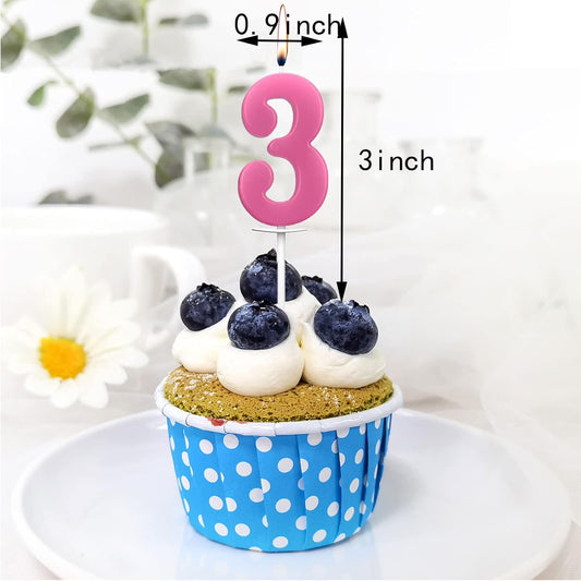 10 Count Number Candles, Birthday Cake Candles Colourful Candle, Number 0-9 Cake Topper Decoration Candles Number 0 1 2 3 4 5 6 7 8 9 For Birthday Wedding Anniversary Party Celebration