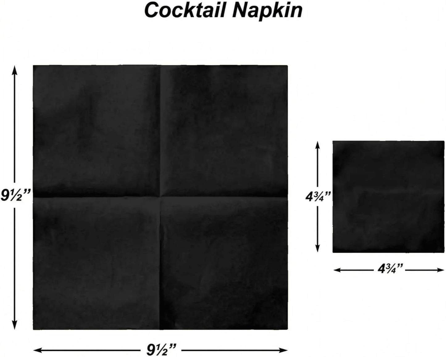 AH AMERICAN HOMESTEAD Cocktail Napkins-Disposable Beverage/Bar Napkins-White Linen-Like Square Napkins-Eco-Friendly & Compostable-Everyday Use, Party or Wedding 4.75inch x 4.75inch (100 Count, White)