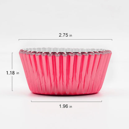 200 Pcs Gold Foil Cupcake Liners Standard Baking Cups Muffin Paper Cases