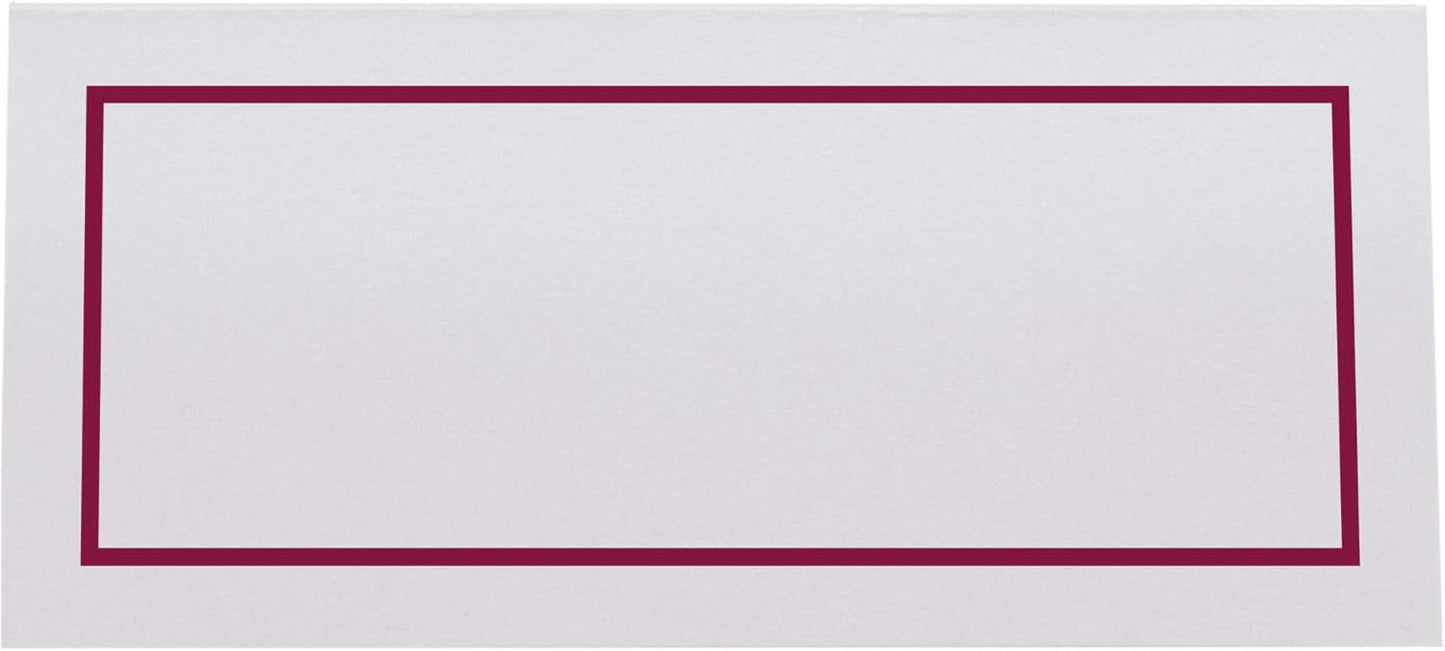 Single Line Border Printable Place Cards, Gold (Choose Color), Set of 60 (10 Sheets), Laser & Inkjet Printers - Wedding, Party, Dinner, and Special Events - Made in the USA