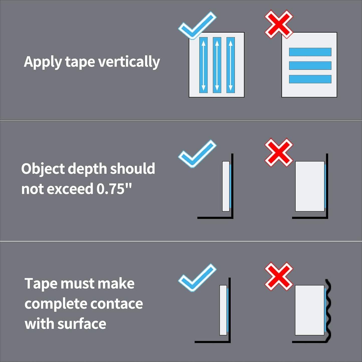 Art3d Double-Sided Mounting Tape (10FT), Multipurpose Removable Adhesive Foam Tape, Transparent, Household