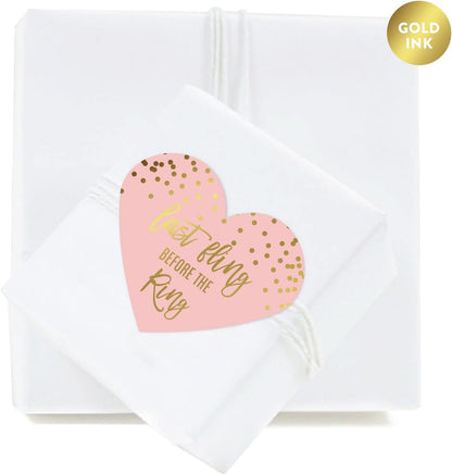 Andaz Press Blush Pink and Metallic Gold Confetti Polka Dots Bachelorette Party Bridal Shower Collection, Scavenger Hunt Game Cards, 20-Pack