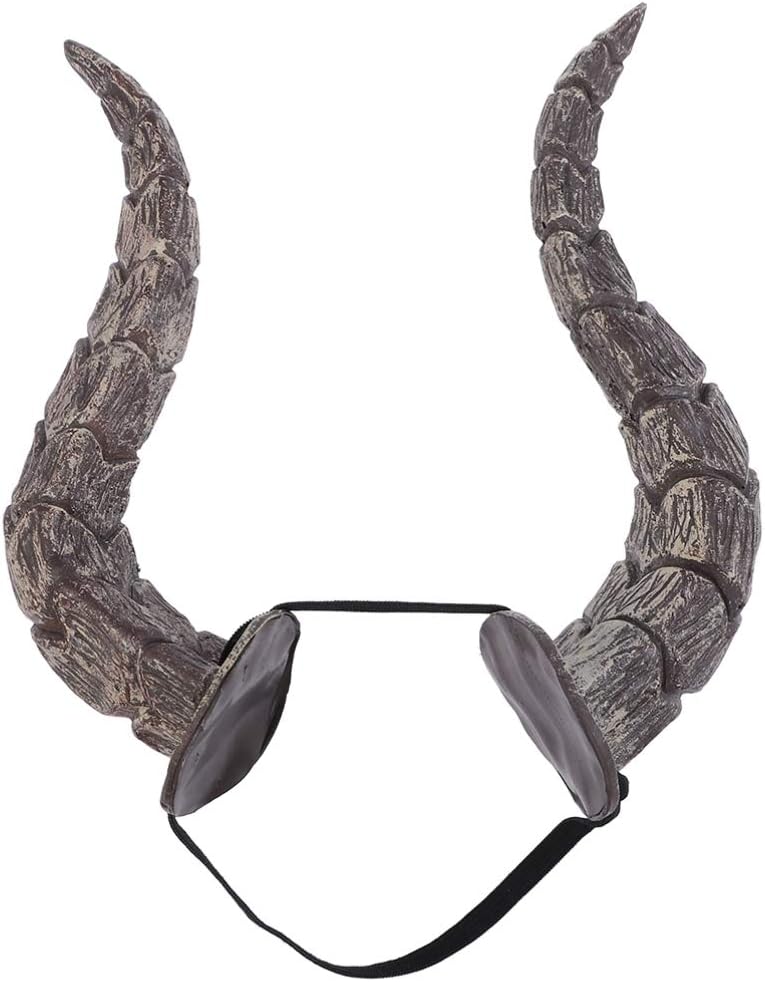 STOBOK 1 Pc Halloween Horns Headband Sheep Horn Hoop Cosplay Fancy Dress Photo Props Hair Accessory or Christmas Halloween Easter Decoration Dance Party