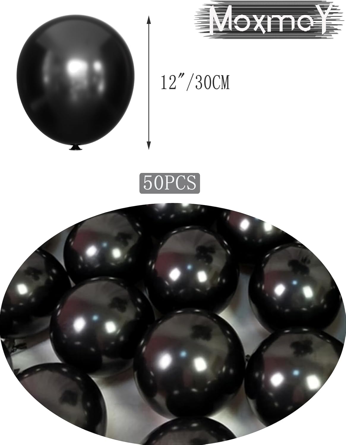 Party Balloons 12inch 50 Pcs Latex Confetti Balloons Birthday Balloons Party Decoration Wedding Baby Shower Christmas Party-Confetti Silver
