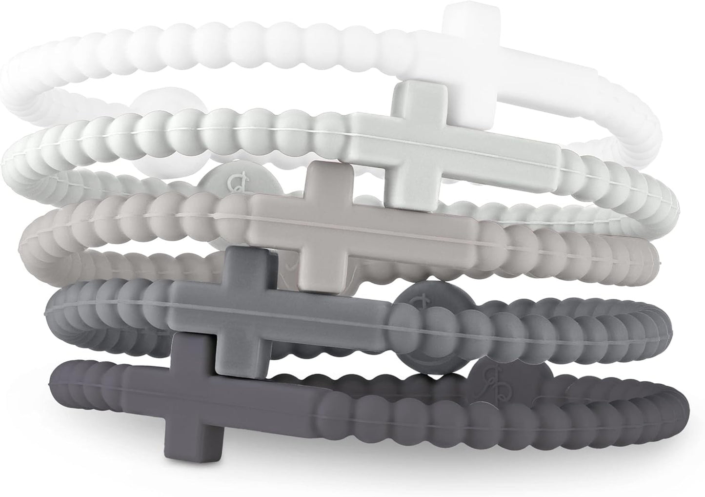 Ryan & Rose Jesus Bracelets - Cross Silicone Bracelet