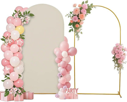 3-Piece Arch Cover Bundle – 7.2FT, 6.6FT & 6FT Stretch Spandex Backdrop Set – Wedding, Birthday & Photo Booth Arch Covers for Every Event